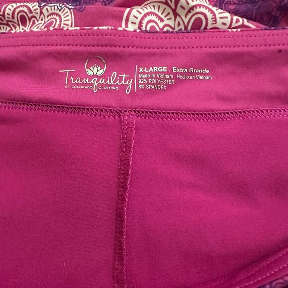 Tranquility by Colorado Clothing Women's Athletic Skort Size XL Mandala Design - Picture 2 of 3